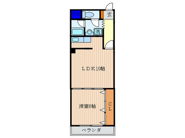 第１パ－ルハイツ上杉の物件間取画像